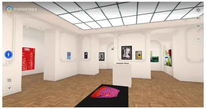 A group exhibition in the viewer of Metasteps, the successor Artsteps now pushes new work to